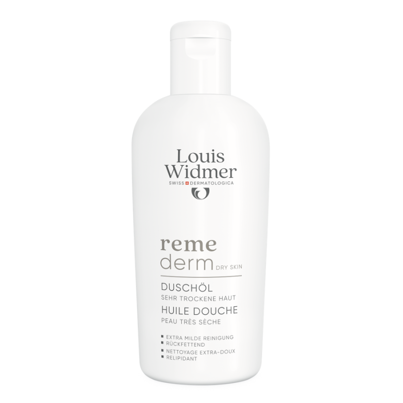 Louis Widmer Remederm Doucheolie licht geparfumeerd 200 ml