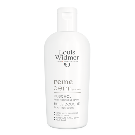Louis Widmer Remederm Doucheolie licht geparfumeerd 200 ml