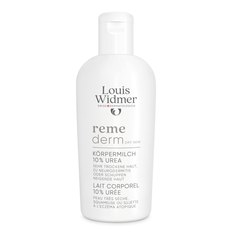 Louis Widmer Remederm Lichaamsmelk 10% Ureum licht geparfumeerd 200ml