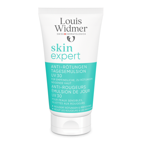 Louis Widmer Skinexpert Anti-Roodheid Dagemulsie UV 30 ongeparfumeerd 50ml