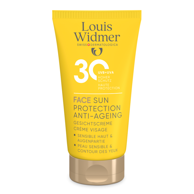 Louis Widmer Face Sun Protection Anti-Ageing 30 ongeparfumeerd 50ml