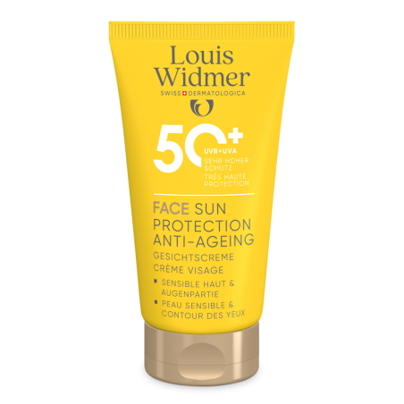 Louis Widmer Face Sun Protection Anti-Ageing 50+ licht geparfumeerd 50ml
