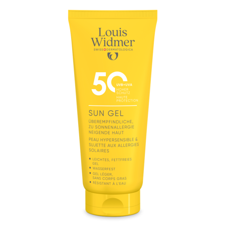 Louis Widmer Sun Gel 50 ongeparfumeerd 100ml