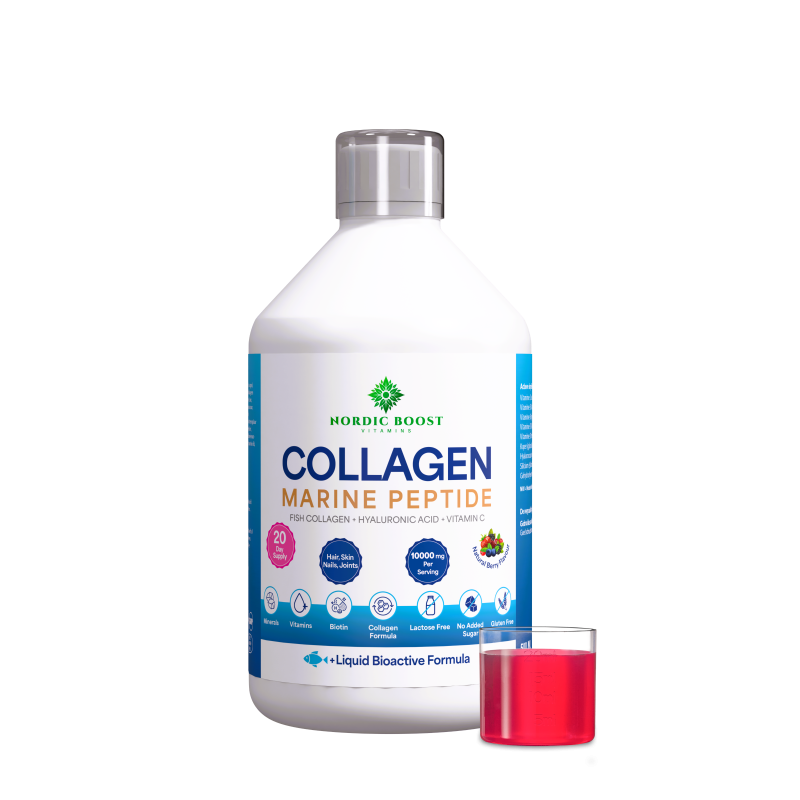 Nordic Boost Collagen 10000 Marine Peptide (vis collageen) 20 dagen 500ml