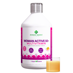 Nordic Boost vloeibare multivitamien voor de vrouw 50+ - Woman 50+ multivitamin 33 dagen - 500ml