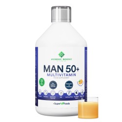 Nordic Boost vloeibare multivitamine man 50+ - Man 50+ multivitamin 33 dagen - 500ml
