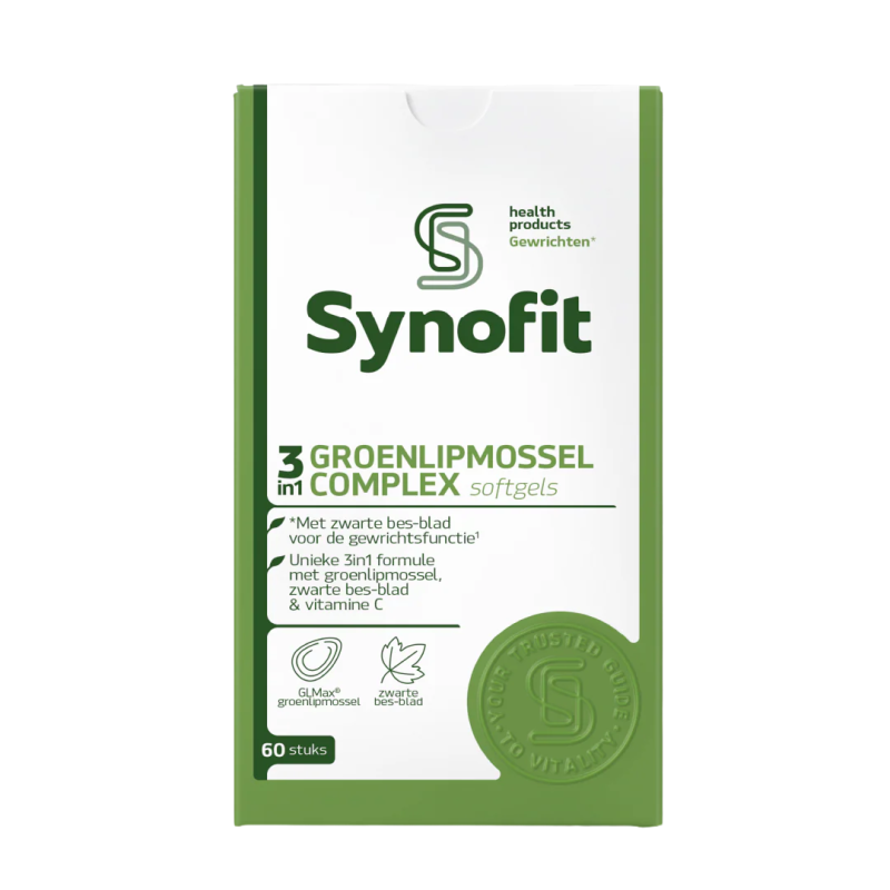 Synofit 3in1 Groenlipmossel Complex 60 softgels