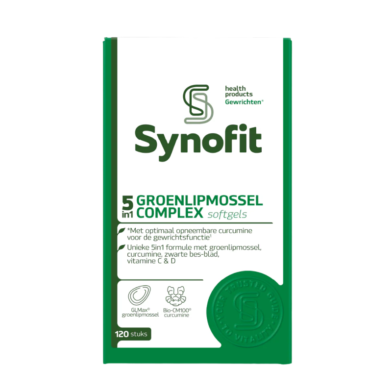 Synofit 5in1 Groenlipmossel Complex 120 softgels