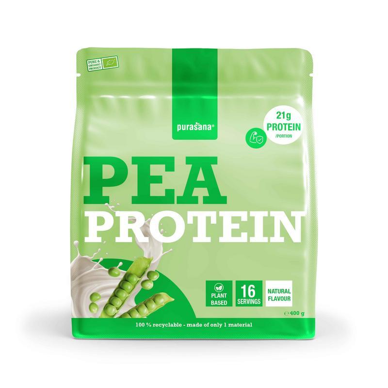 Purasana Vegan Pea Proteïne Erwt bio 400 gram