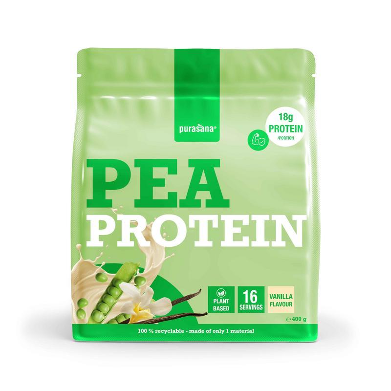 Purasana Vegan Pea Proteïne Erwt - Vanille 400 gram