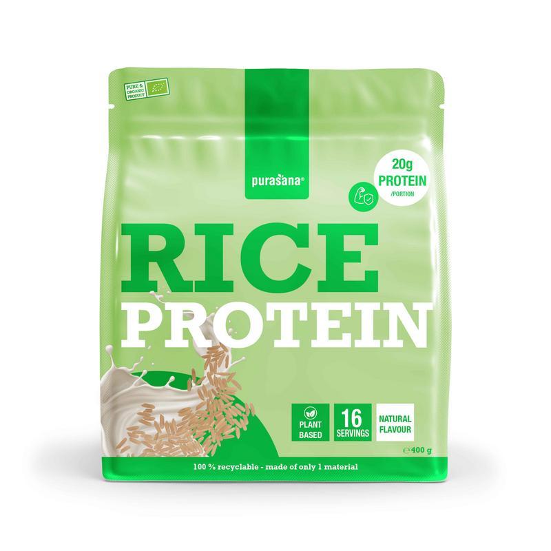 Purasana Biologische & Vegan Proteïne Rijst 400 gram