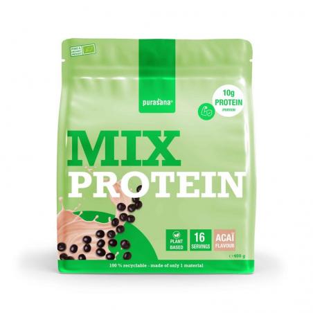 Purasana Vegan Proteïne Mix Açai Bio 400 gram