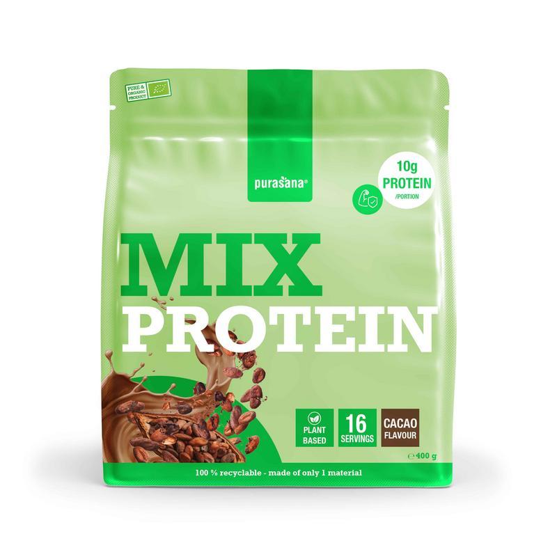 Purasana Vegan Proteïne Mix - Cacao bio 400 gram