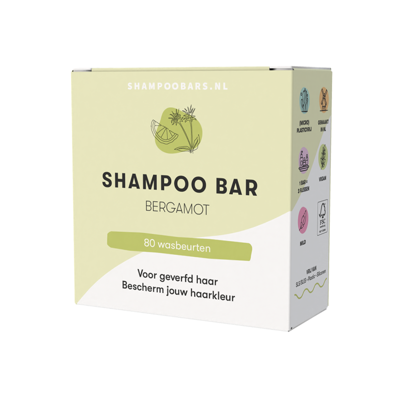 Shampoobars.nl Shampoo Bar Bergamot 60 gram