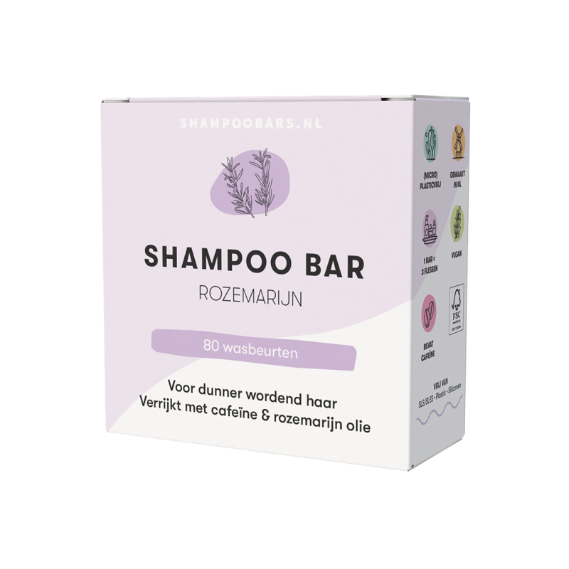 Shampoobars.nl Shampoo Bar Rozemarijn 60 gram
