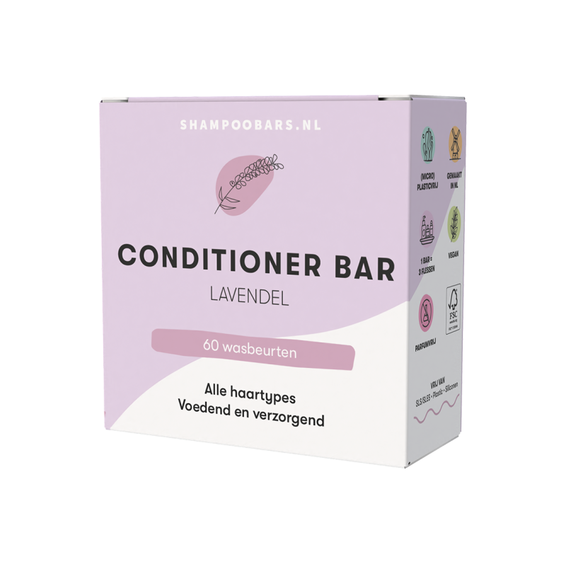 Shampoobars.nl Conditioner Bar Lavendel 45 gram