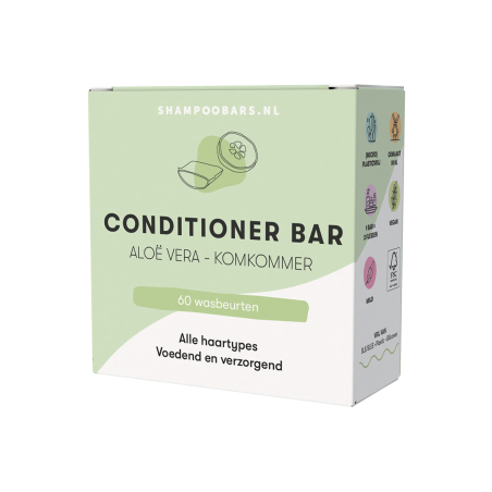 Shampoobarsnl Conditioner Bar Aloë Vera & Komkommer 45 gram