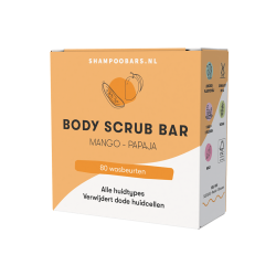 Shampoobars.nl Body Scrub Bar Mango & Papaja 60 gram