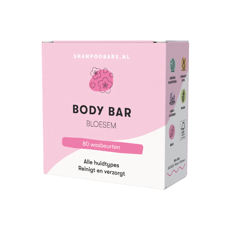 Shampoobars.nl Body Bar Bloesem 60 gram