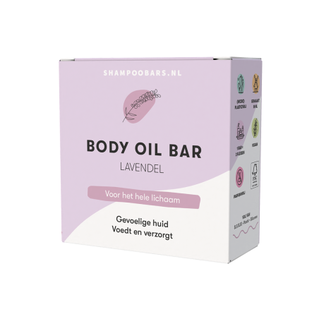 Shampoobars.nl Body Oil Bar Lavendel 45 gram