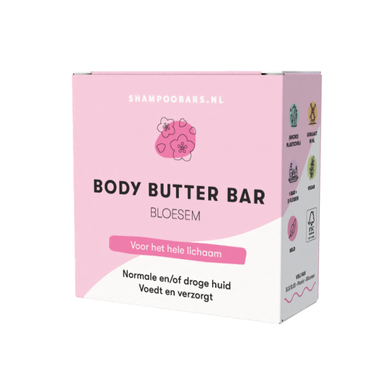 Shampoobars.nl Body Butter Bar Bloesem 45 gram