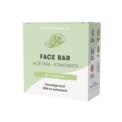 Shampoobars.nl Face Bar Aloe Vera & Komkommer 60 gram