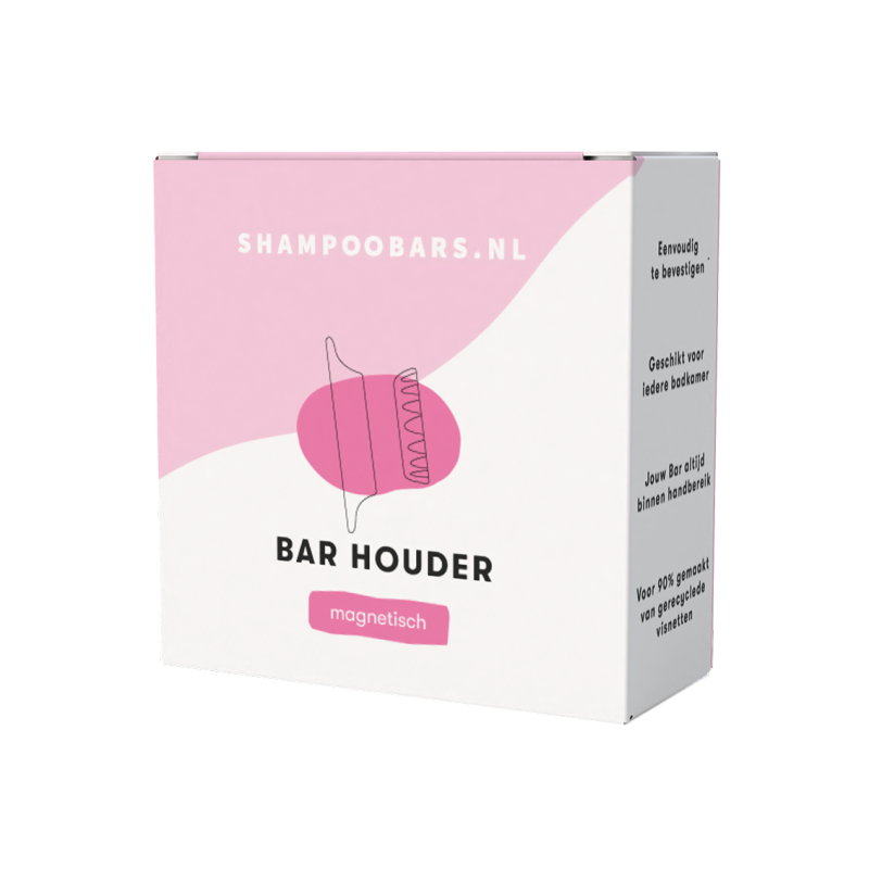 Shampoobars.nl Magnetische Bar Houder Roze 1st
