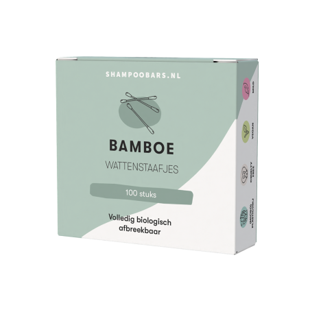 Shampoobars.nl Bamboe wattenstaafjes 100st