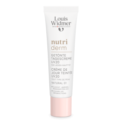 Louis Widmer Nutriderm Getinte Dagcrème UV20 Naturel 01 licht geparfumeerd 30ml