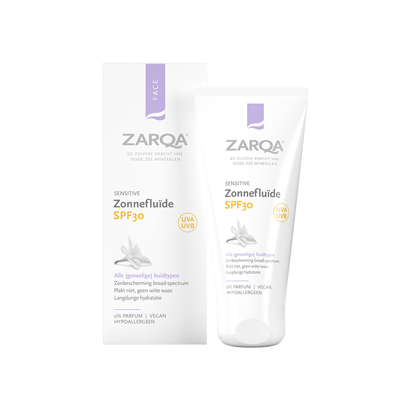 Zarqa Zonnefluïde Face SPF30 Sensitive 50ml