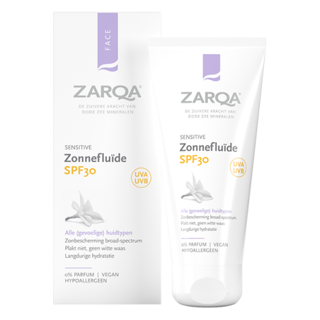Zarqa Zonnefluïde Face SPF30 Sensitive 50ml