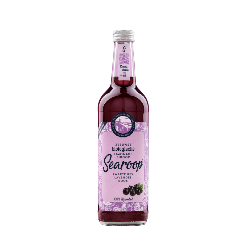 Searoop Zwarte Bes Lavendel Roos Bio 250 ml