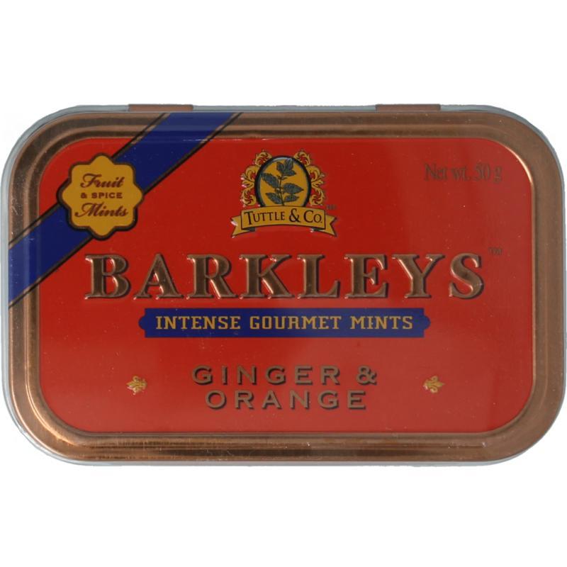Barkleys mints ginger & orange