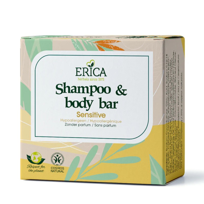 Erica Shampoo & Body Bar Sensitive 100 gram