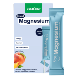 Purasana Magnesium Liquid 15 zakjes a 10ml instant use| 150 ml