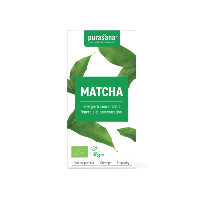 Purasana Matcha Capsules 100 v-capsules