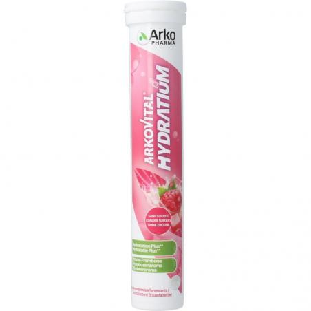 Arkopharma ArkoVital Hydratium Framboos 24 bruistabletten