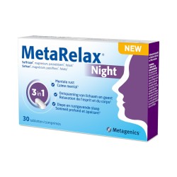 Meagenics MetaRelax Night 30 tabletten in blisterverpakking