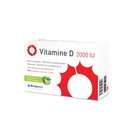 Metagenics Vitamine D 2000IU 168 kauwtabletten