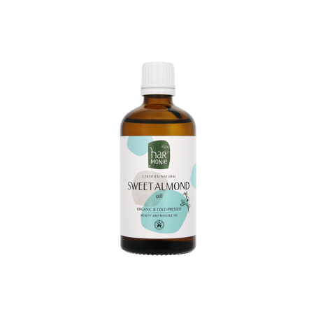 Harmonie Sweet Almond Oil Organic and cold pressed 100 ml
