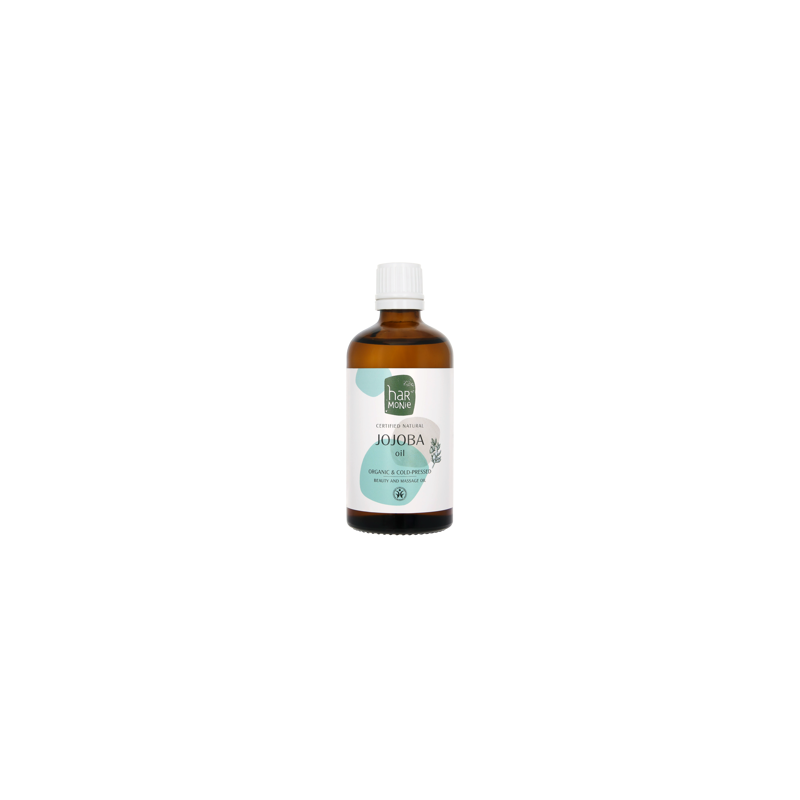 Harmonie Jojoba olie Organic & Cold Pressed beauty and massage oil 100ml