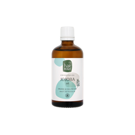 Harmonie Jojoba olie Organic & Cold Pressed beauty and massage oil 100ml