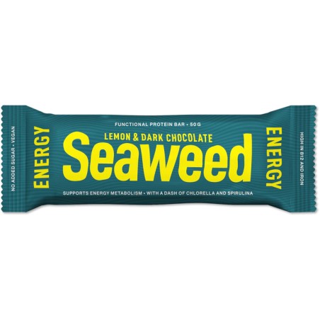 ZEEWSE Seeweed lemon  dark chocolade bar