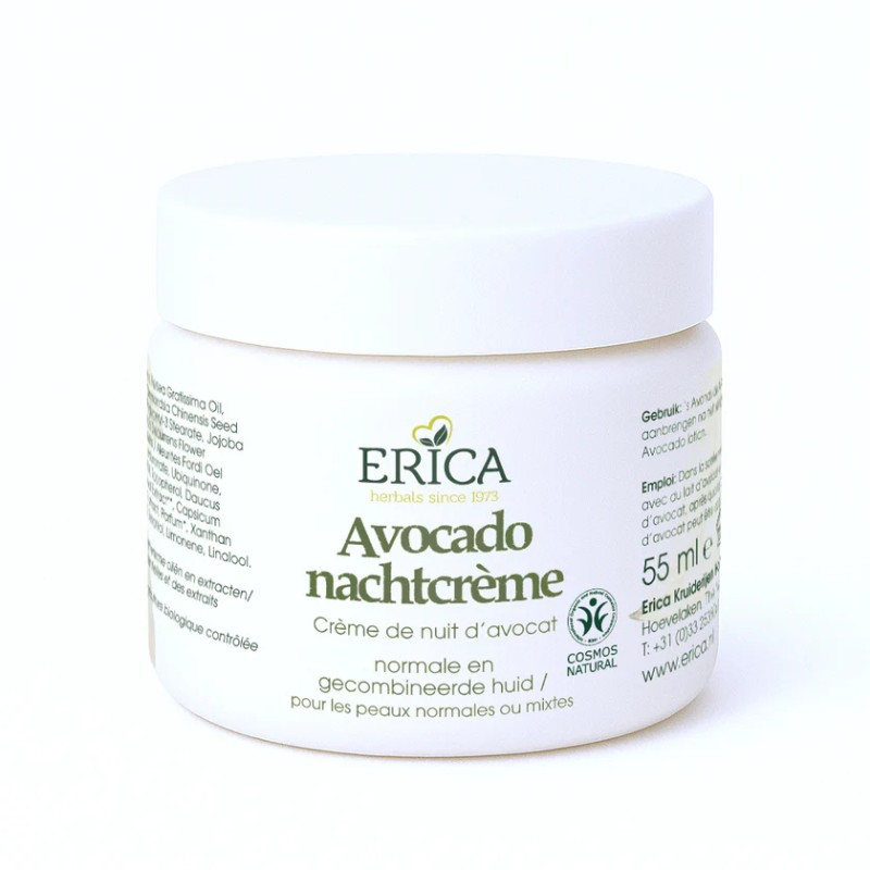 Erica Nachtcrème Avocado  55 ml