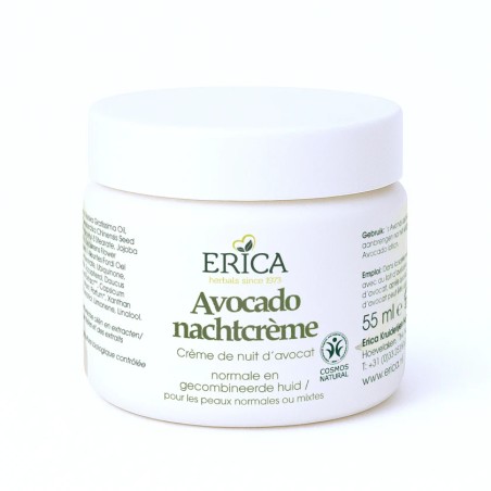 Erica Nachtcrème Avocado  55 ml
