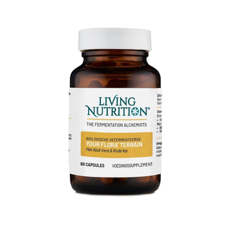 Living Nutrition Your Flora Terrain met aloë vera en rode iep bio