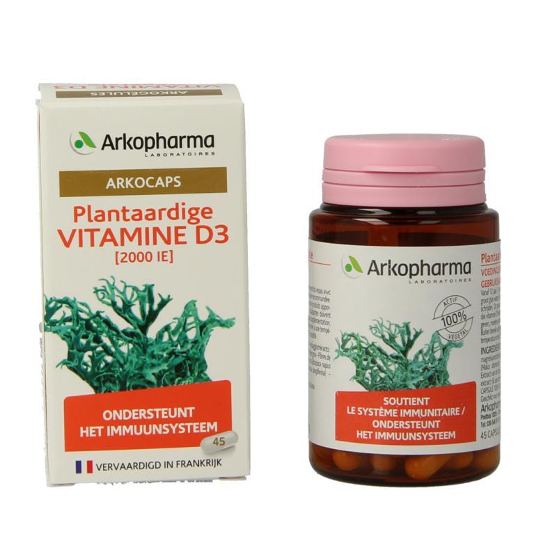 Arkopharma Arkocaps Vitamine D3 50μg 2000 IE
