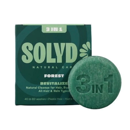 SOLYD 3-in-1 Bar Forest Men's Favorite 40-80 wasbeurten 60gr