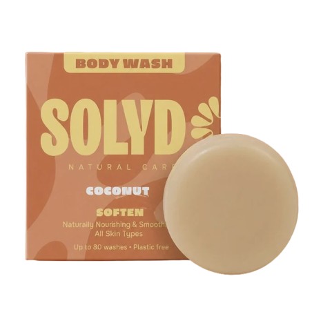 SOLYD Body Wash Bar Coconut voor 80 wasbeurten 60 gram