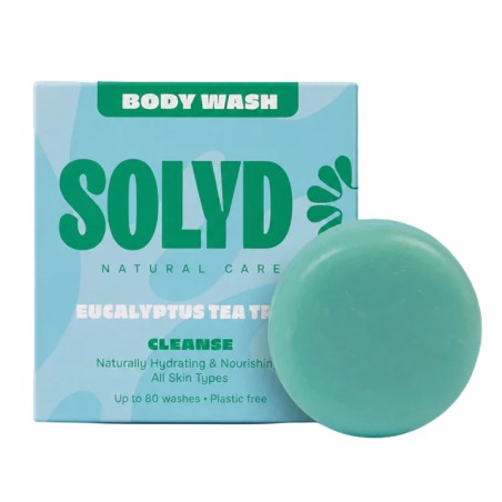 SOLYD Body Wash Bar Eucalyptus Tea Tree voor 80 wasbeurten 60 gram